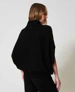 Pull En Laine Mélangée Avec Broderie De Perles