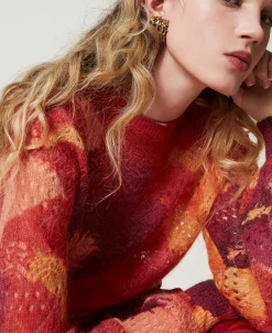 Pull En Mélange De Laine Et Mohair