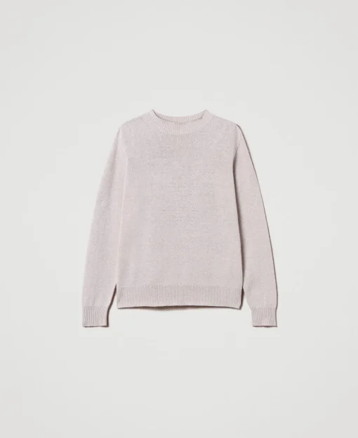 Pull En Mélange De Laine Et Lurex