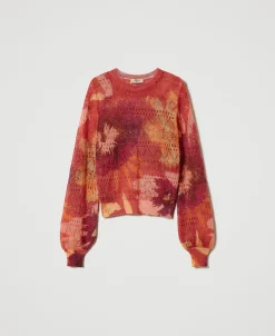 Pull En Mélange De Laine Et Mohair