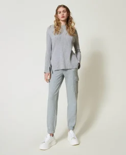 Pull En Mélange De Laine Et Lurex