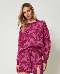 Pull Jacquard En Fil Treeblend