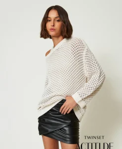 Pull Oversize MYFO Point Filet Avec Lurex
