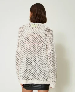 Pull Oversize MYFO Point Filet Avec Lurex