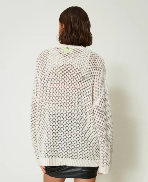 Pull Oversize MYFO Point Filet Avec Lurex