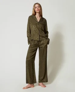 Pyjama Masculin En Satin Jacquard