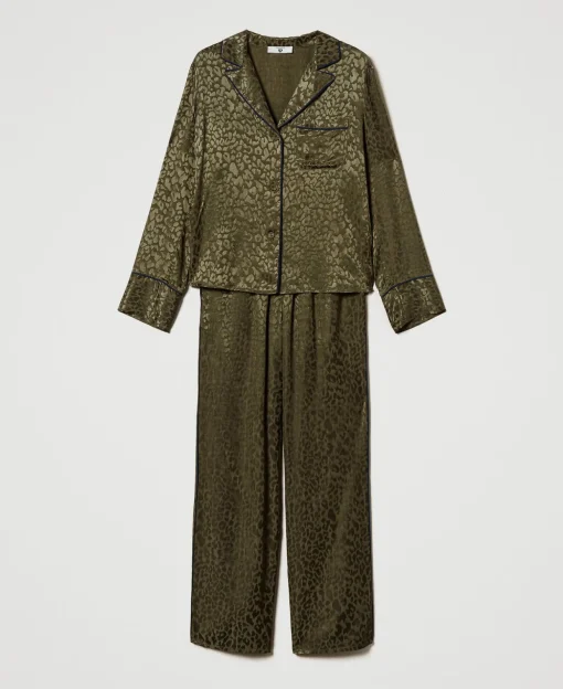 Pyjama Masculin En Satin Jacquard