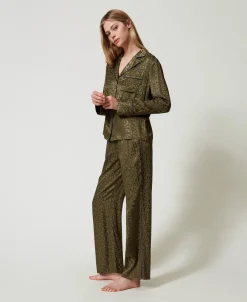 Pyjama Masculin En Satin Jacquard