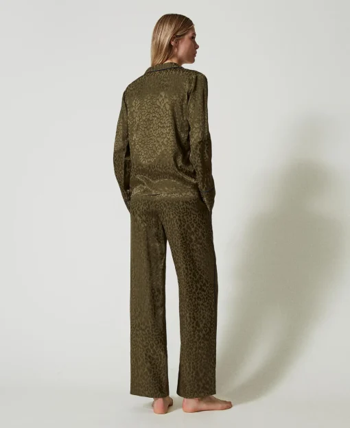 Pyjama Masculin En Satin Jacquard