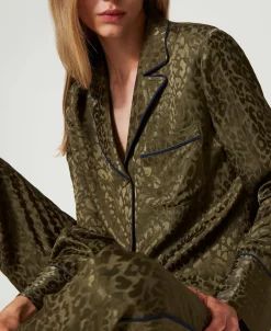 Pyjama Masculin En Satin Jacquard