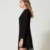 Robe Courte Avec Dentelle