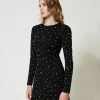 Robe Courte Avec Perles