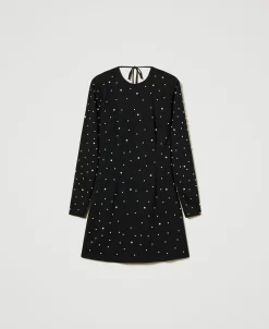 Robe Courte Avec Perles