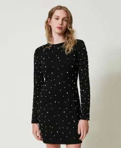 Robe Courte Avec Perles