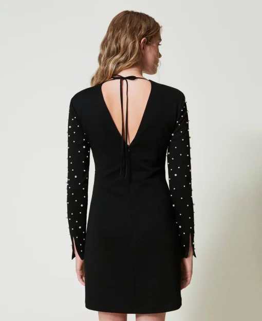 Robe Courte Avec Perles