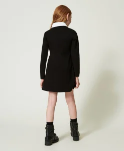 Robe Courte Avec Volants En Organza
