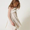 Robe Courte En Chenille Et Tulle