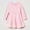 Robe Courte En Maille Avec Oval T Jacquard