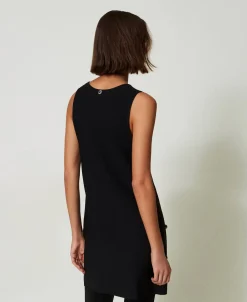 Robe Courte En Maille Avec Clous