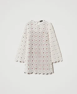 Robe Courte En Maille Crochet