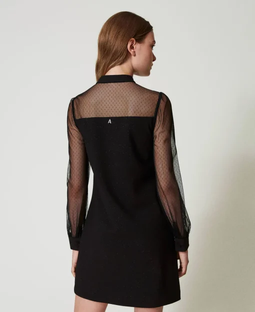Robe Courte En Tulle Plumetis