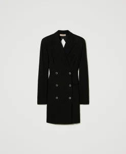 Robe Courte Modèle Robe-manteau Croisée