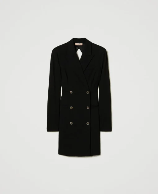 Robe Courte Modèle Robe-manteau Croisée