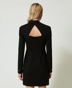 Robe Courte Modèle Robe-manteau Croisée