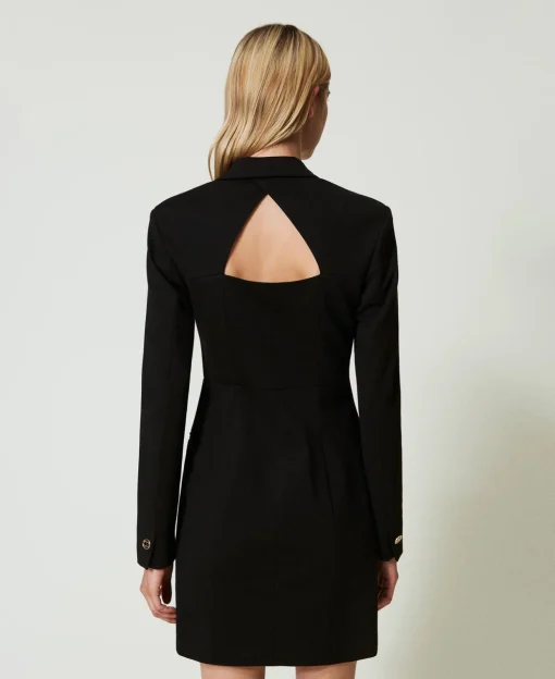 Robe Courte Modèle Robe-manteau Croisée