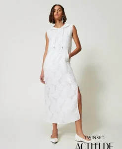 Robe Longue Avec Sequins All-over