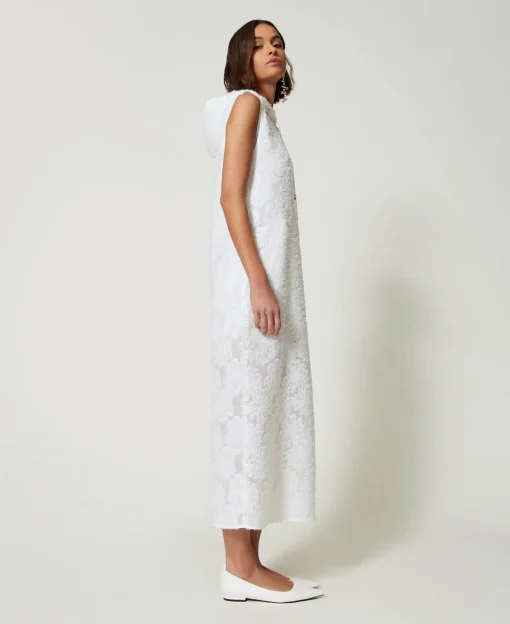Robe Longue Avec Sequins All-over