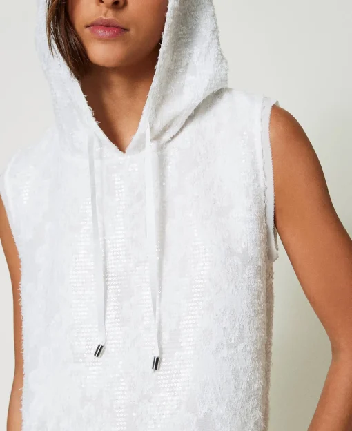 Robe Longue Avec Sequins All-over