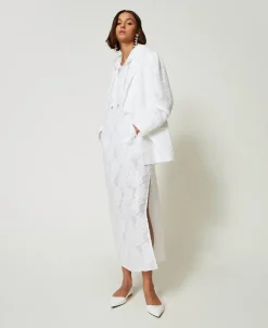 Robe Longue Avec Sequins All-over