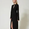 Robe Longue En Crêpe Georgette