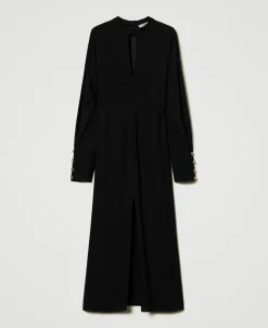 Robe Longue En Crêpe Georgette