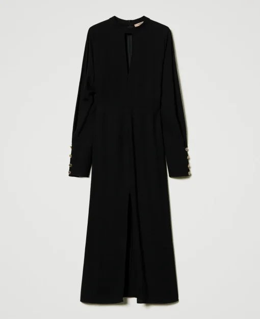 Robe Longue En Crêpe Georgette