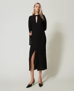 Robe Longue En Crêpe Georgette