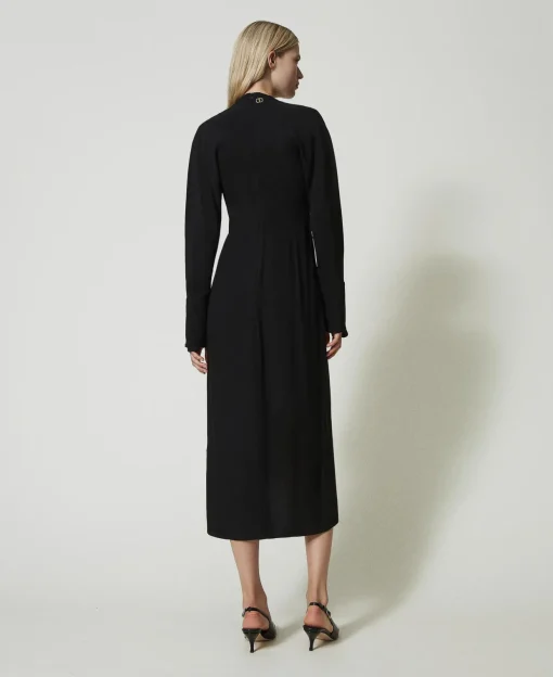 Robe Longue En Crêpe Georgette