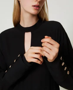 Robe Longue En Crêpe Georgette