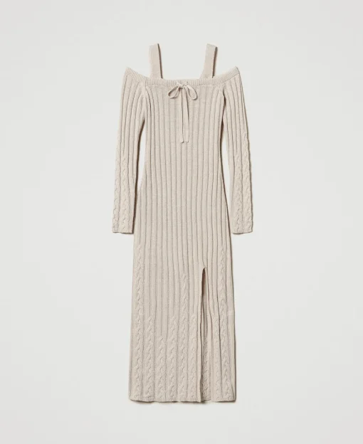 Robe Longue En Fil Treeblend Avec Torsades
