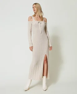 Robe Longue En Fil Treeblend Avec Torsades