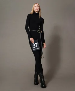Robe Longue En Maille Avec Ajour