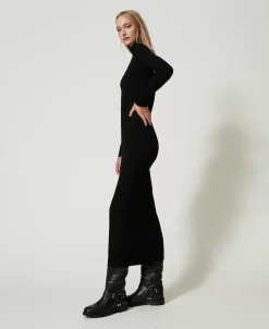 Robe Longue En Maille Avec Ajour