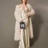 Robe Longue En Satin De Soie Mélangée