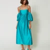 Robe Longue En Satin Duchesse