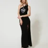 Robe Longue Jacquard En Fil Treeblend