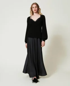 Robe Longue Nuisette Avec Pull