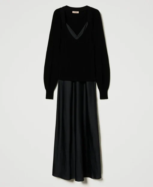 Robe Longue Nuisette Avec Pull