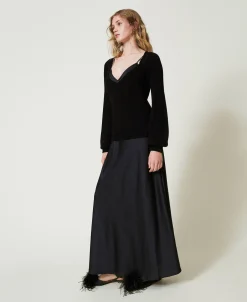 Robe Longue Nuisette Avec Pull