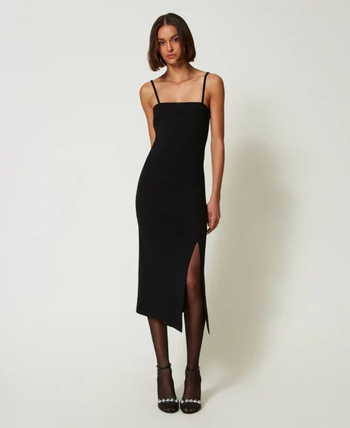 Robe Midi Avec Fente
